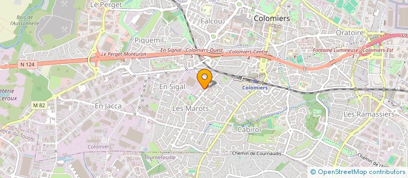 localisation de l'entreprise MADAME LUCIE ROLDAN à COLOMIERS