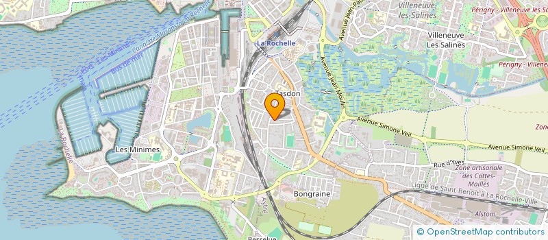 localisation de l'entreprise MADAME LUCIE RONDOU  LA ROCHELLE