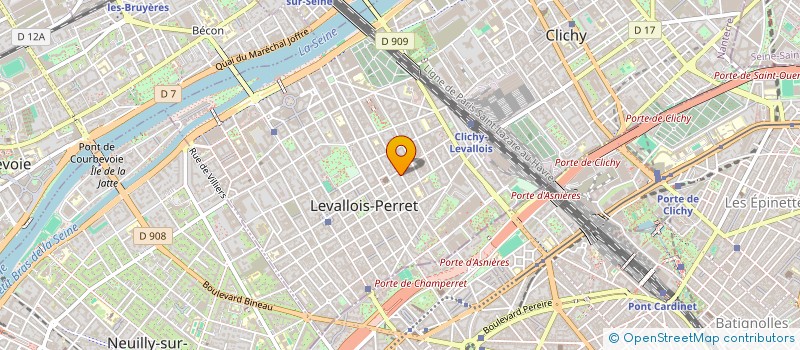 localisation de l'entreprise MADAME LUCIE ROSE DE BORTOLI à LEVALLOIS-PERRET