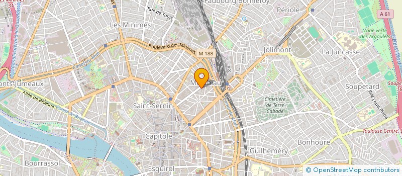 localisation de l'entreprise MADAME LUCIE ROUCH  TOULOUSE