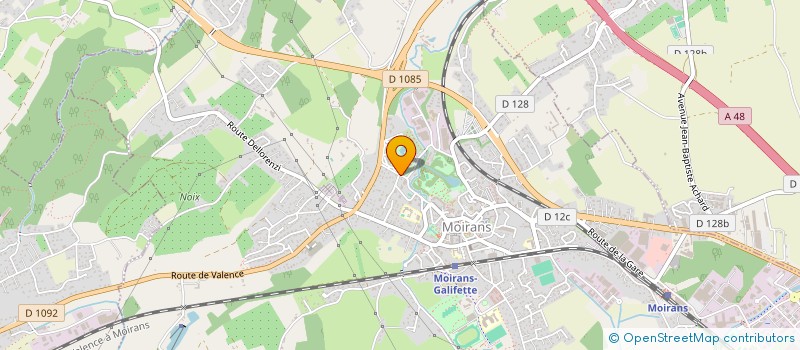 localisation de l'entreprise MADAME LUCIE ROUCHON  MOIRANS