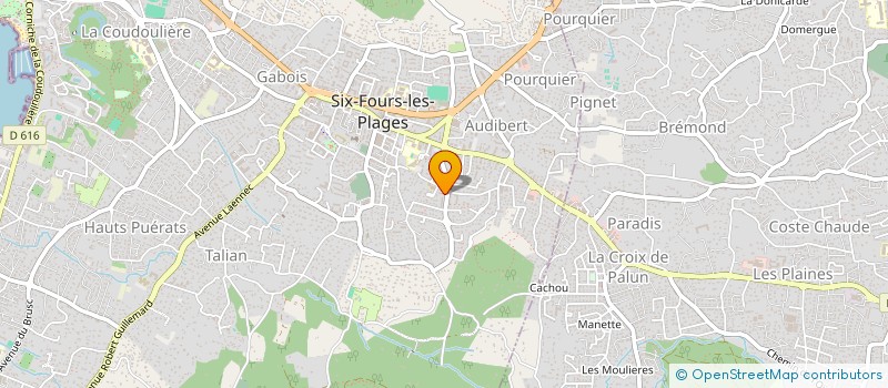 localisation de l'entreprise MADAME LUCIE ROULANT à SIX-FOURS-LES-PLAGES