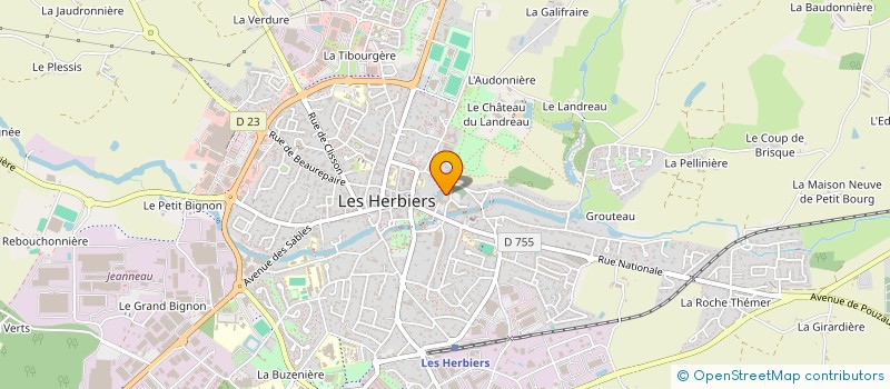 localisation de l'entreprise MADAME LUCIE ROUSSEAU à LES HERBIERS