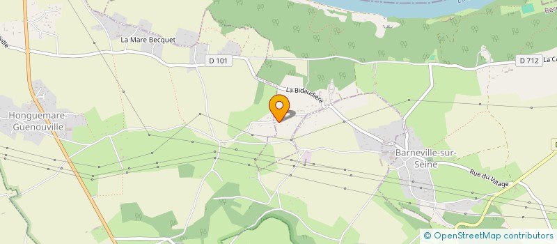 localisation de l'entreprise MADAME LUCIE ROUSSEAUX  BARNEVILLE-SUR-SEINE