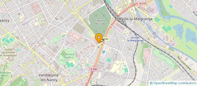 localisation de l'entreprise MADAME LUCIE ROUSSEL  VANDUVRE-LES-NANCY
