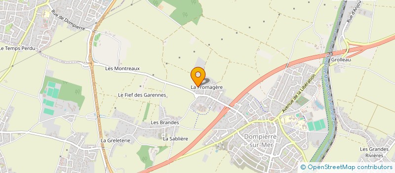 localisation de l'entreprise MADAME LUCIE ROUSSEL  DOMPIERRE-SUR-MER