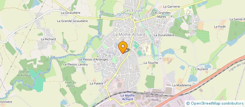 localisation de l'entreprise MADAME LUCIE RUCHAUD à SAINT-MATHURIN