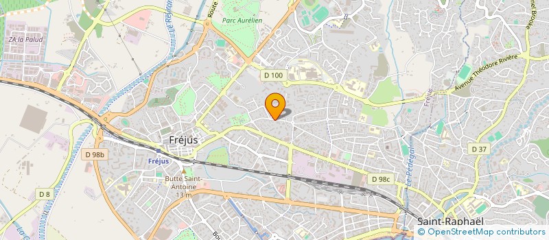 localisation de l'entreprise MADAME LUCIE RUFFRAY à FREJUS