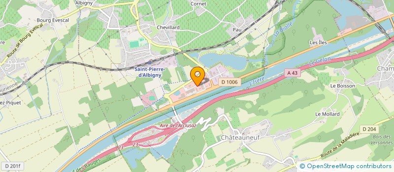 localisation de l'entreprise MADAME LUCIE RUGGIERI  SAINT-PIERRE-D ALBIGNY