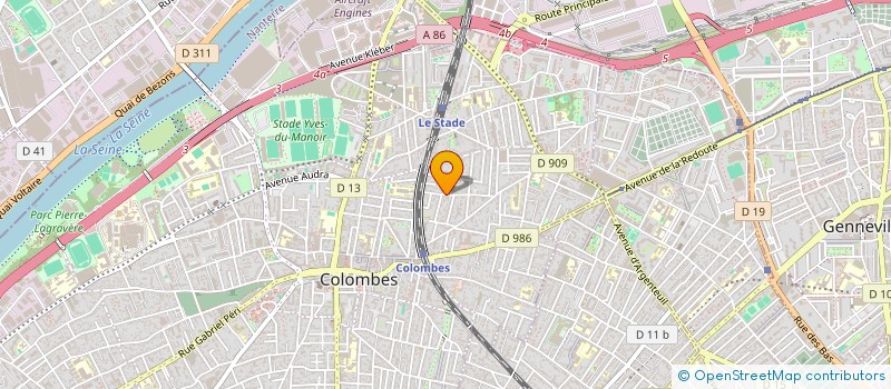localisation de l'entreprise MADAME LUCIE RUTSAERT  COLOMBES