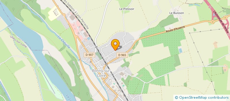localisation de l'entreprise MADAME LUCIE SAINTE-MARIE  BONNY-SUR-LOIRE