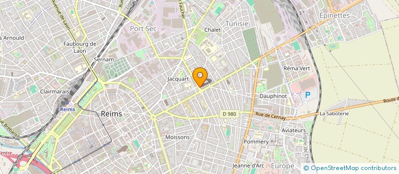 localisation de l'entreprise MADAME LUCIE SAISDUBREIL  REIMS