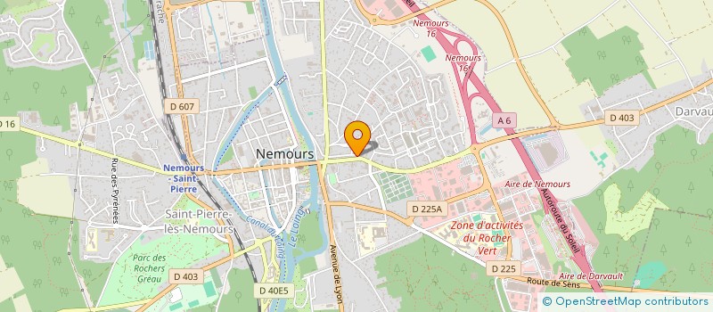 localisation de l'entreprise MADAME LUCIE SAMSON  NEMOURS