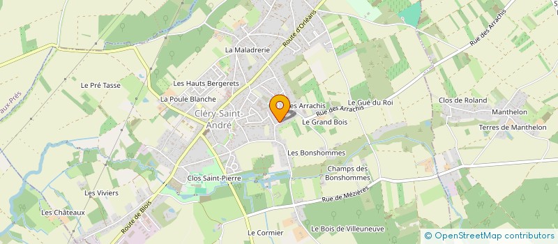 localisation de l'entreprise MADAME LUCIE SANCHEZ à CLERY-SAINT-ANDRE