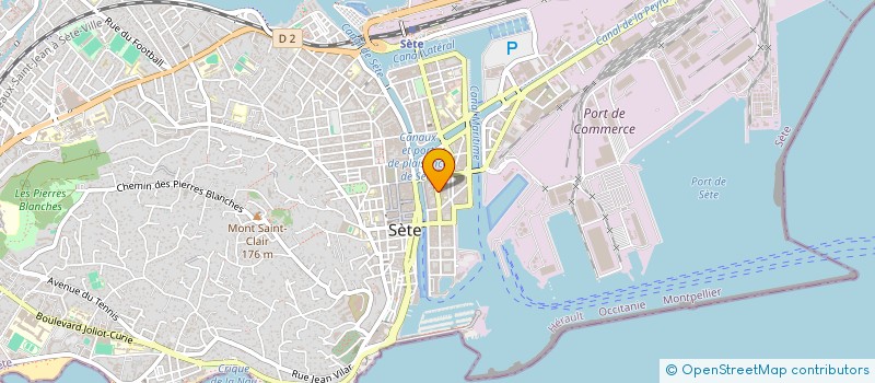 localisation de l'entreprise MADAME LUCIE SANCHEZ  SETE