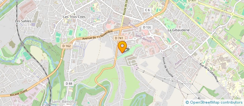 localisation de l'entreprise MADAME LUCIE SANNE  SAINT-BENOIT