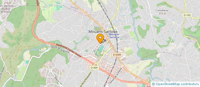 localisation de l'entreprise MADAME LUCIE SARFATI à VALLAURIS