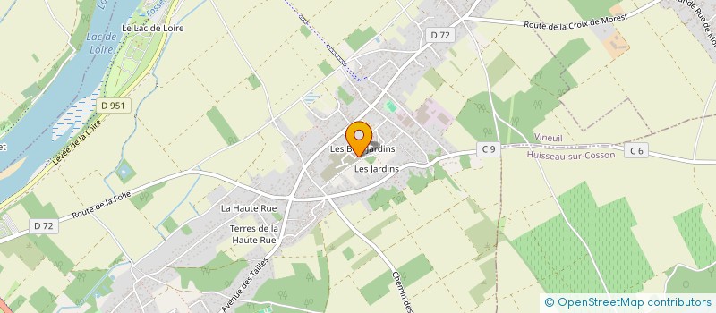 localisation de l'entreprise MADAME LUCIE SAULET à VINEUIL
