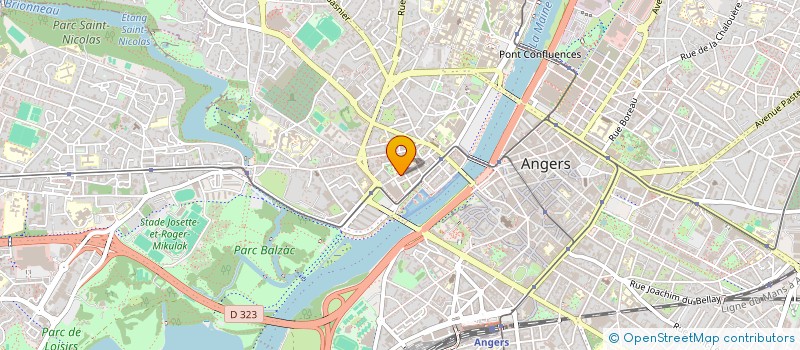 localisation de l'entreprise MADAME LUCIE SAURAT à ANGERS