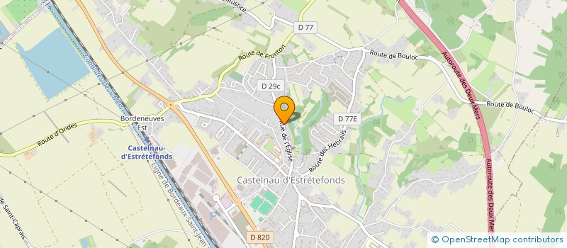 localisation de l'entreprise MADAME LUCIE SAWICKI  CASTELNAU-D'ESTRETEFONDS