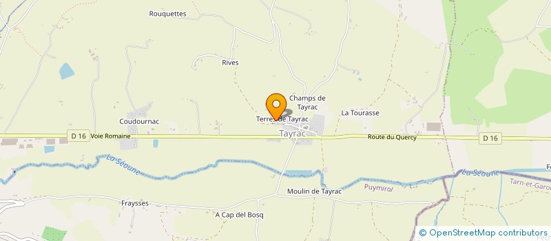 localisation de l'entreprise MADAME LUCIE SCARDIN  TAYRAC