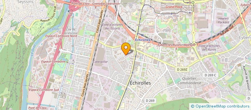 localisation de l'entreprise MADAME LUCIE SCARINGELLA  ECHIROLLES