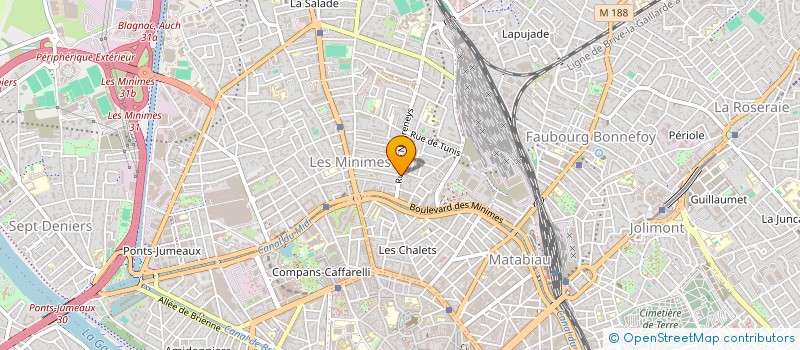 localisation de l'entreprise MADAME LUCIE SCHAMING  TOULOUSE