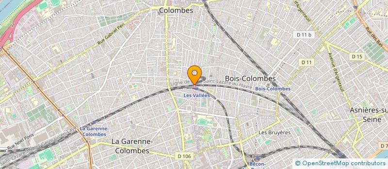localisation de l'entreprise MADAME LUCIE SEARA à COLOMBES