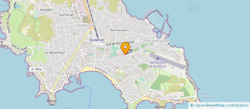 localisation de l'entreprise MADAME LUCIE SELON à QUIBERON