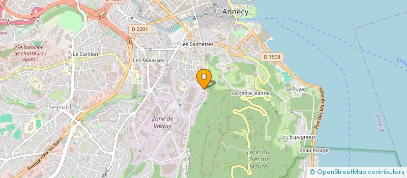 localisation de l'entreprise MADAME LUCIE SELTEMANN  ANNECY