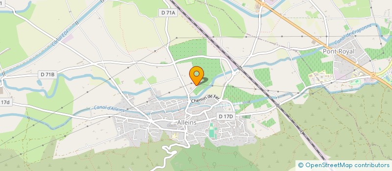 localisation de l'entreprise MADAME LUCIE SERENA  ALLEINS