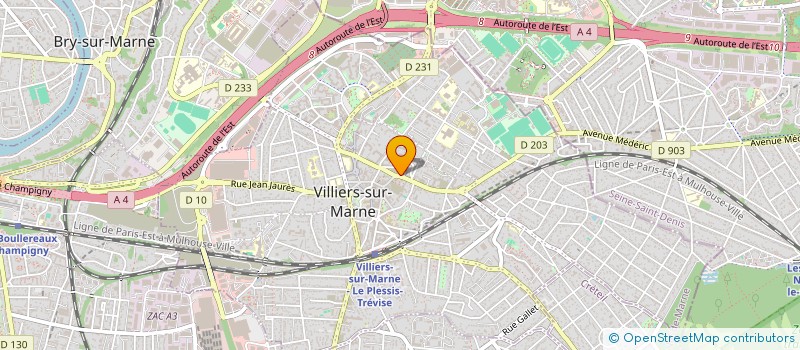 localisation de l'entreprise MADAME LUCIE SERRANO à VILLIERS-SUR-MARNE