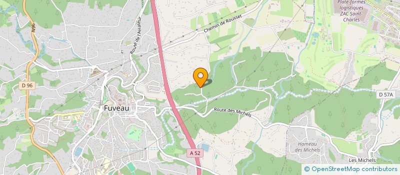 localisation de l'entreprise MADAME LUCIE SILBERFELD  FUVEAU