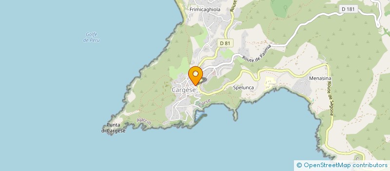 localisation de l'entreprise MADAME LUCIE SINIBALDI  CARGESE