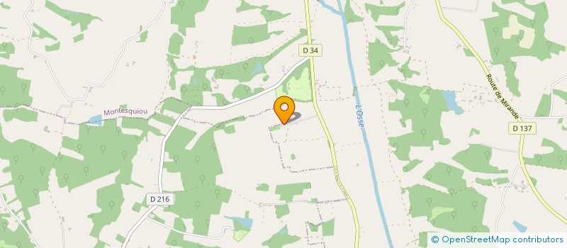 localisation de l'entreprise MADAME LUCIE SOCCOL  MONTESQUIOU