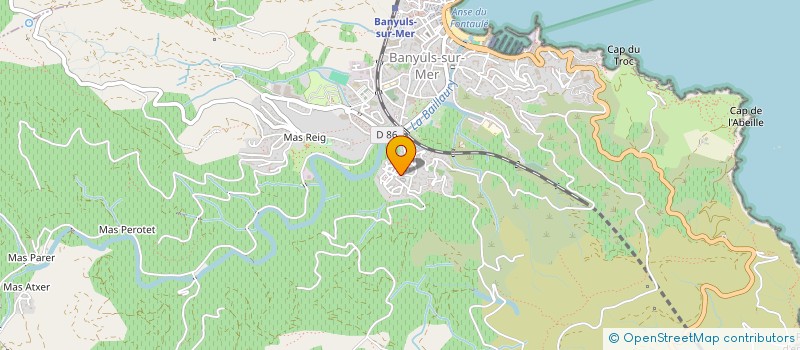 localisation de l'entreprise MADAME LUCIE SOUGNER  BANYULS-SUR-MER