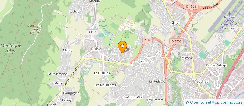 localisation de l'entreprise MADAME LUCIE SVAY  POISY