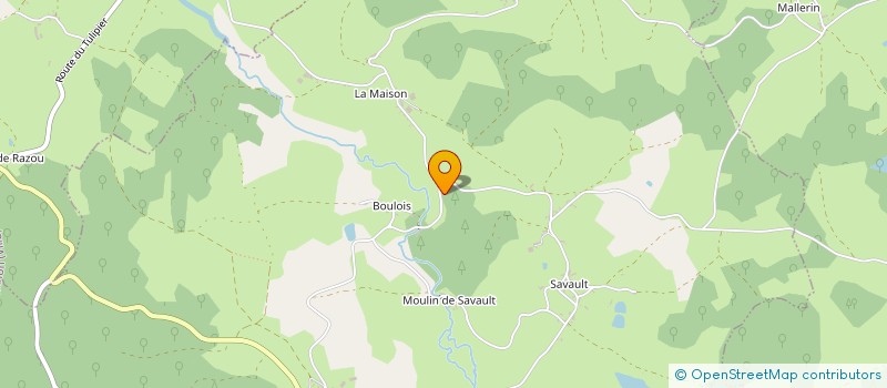 localisation de l'entreprise MADAME LUCIE TABOUREAU à GOULOUX