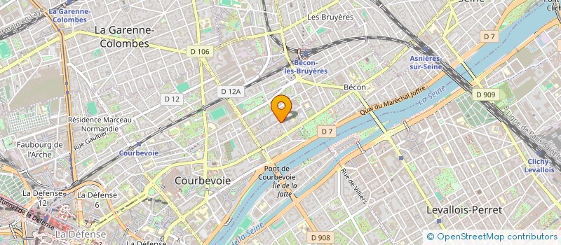 localisation de l'entreprise MADAME LUCIE TAIEB à COURBEVOIE