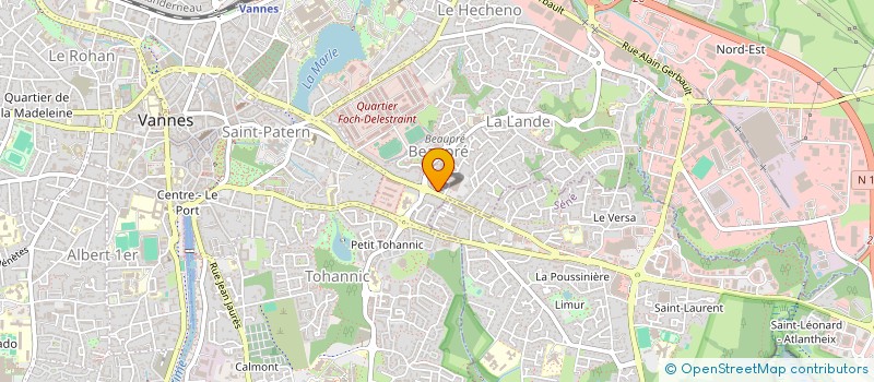 localisation de l'entreprise MADAME LUCIE TAILLEBOIS  VANNES