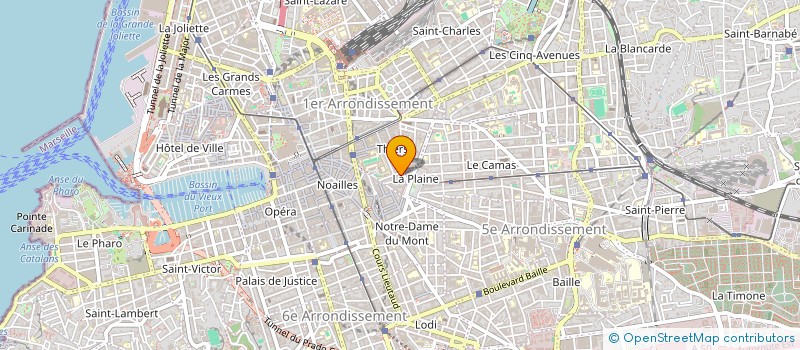 localisation de l'entreprise MADAME LUCIE TALIN à MARSEILLE