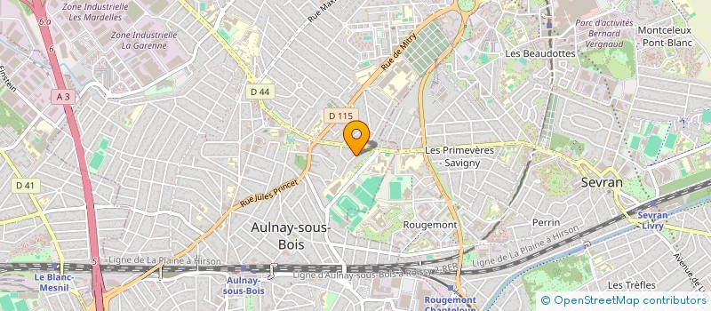 localisation de l'entreprise MADAME LUCIE TAUPY à AULNAY-SOUS-BOIS