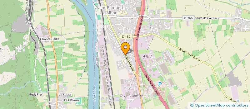 localisation de l'entreprise MADAME LUCIE TEIXEIRA  SAINT-RAMBERT-D'ALBON