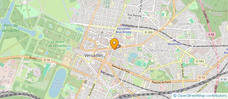 localisation de l'entreprise MADAME LUCIE TERREROS-HERNANDEZ EL GHOZI à VERSAILLES
