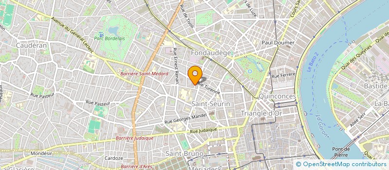 localisation de l'entreprise MADAME LUCIE TEYNIE  BORDEAUX