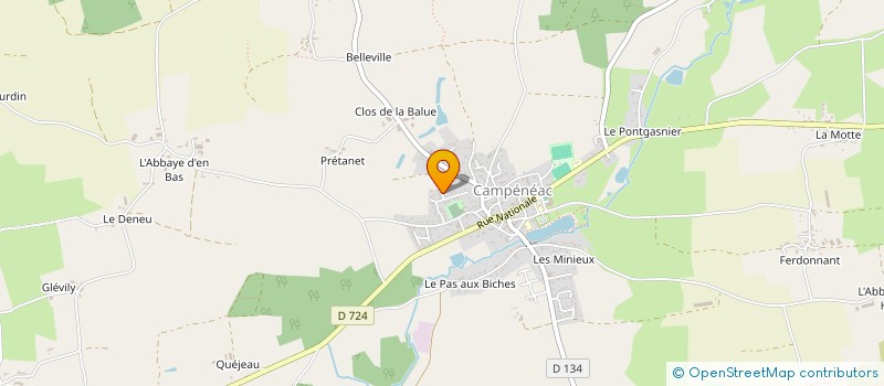 localisation de l'entreprise MADAME LUCIE THOMASSET à CAMPENEAC
