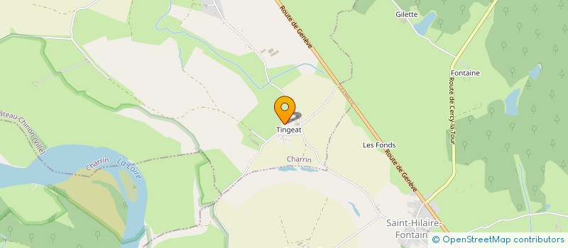 localisation de l'entreprise MADAME LUCIE TIENE à CHARRIN