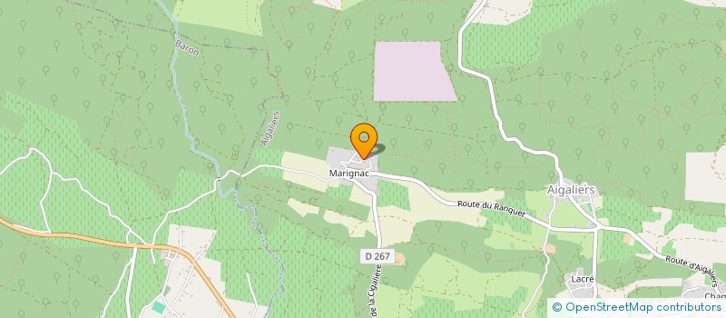 localisation de l'entreprise MADAME LUCIE TOURNAYRE  AIGALIERS