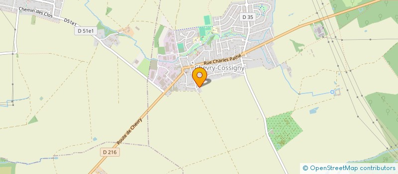 localisation de l'entreprise MADAME LUCIE TOURNIER  CHEVRY-COSSIGNY