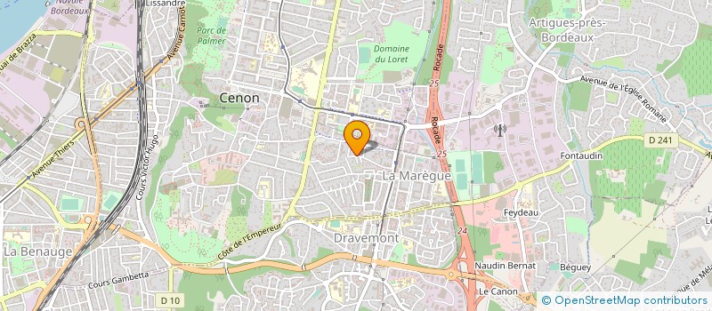 localisation de l'entreprise MADAME LUCIE TRAN  CENON